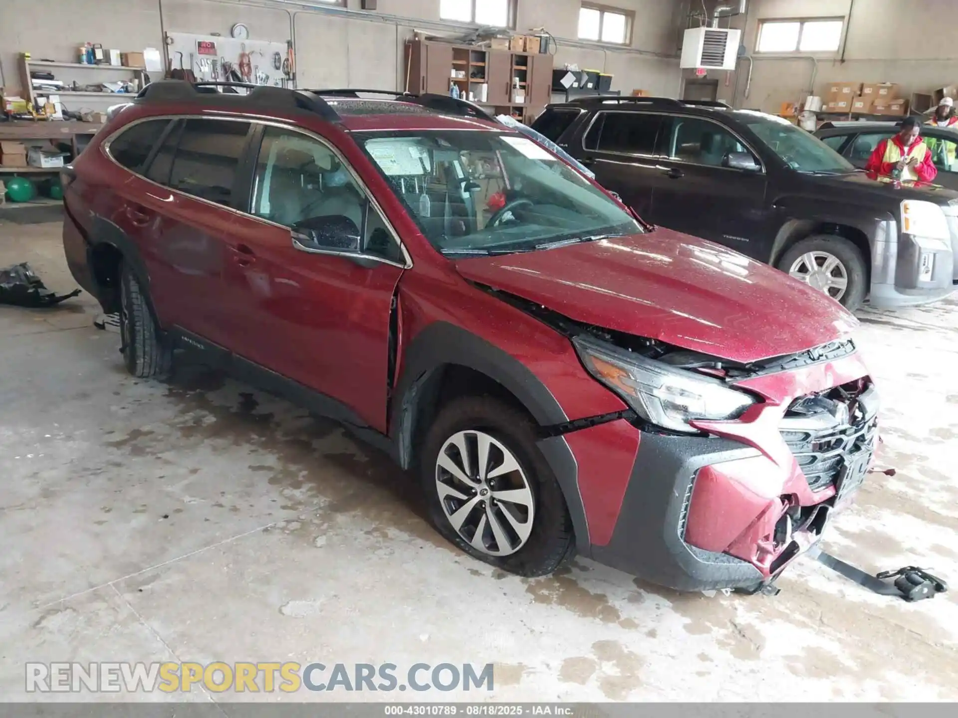 1 Photograph of a damaged car 4S4BTAFC7S3184907 SUBARU OUTBACK 2025