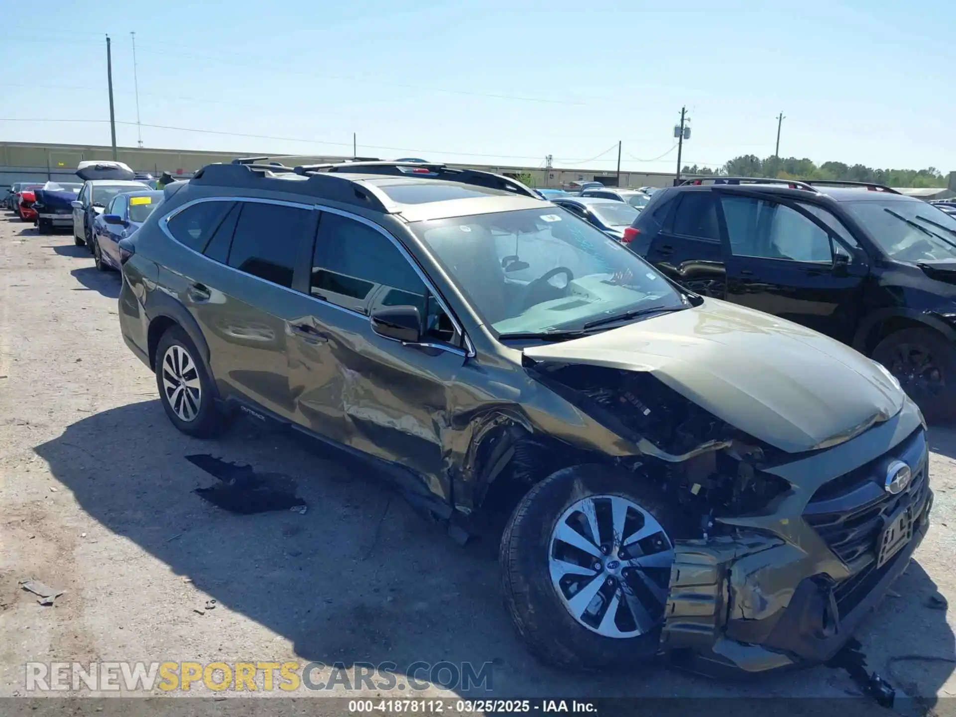 1 Photograph of a damaged car 4S4BTAFC8S3145386 SUBARU OUTBACK 2025
