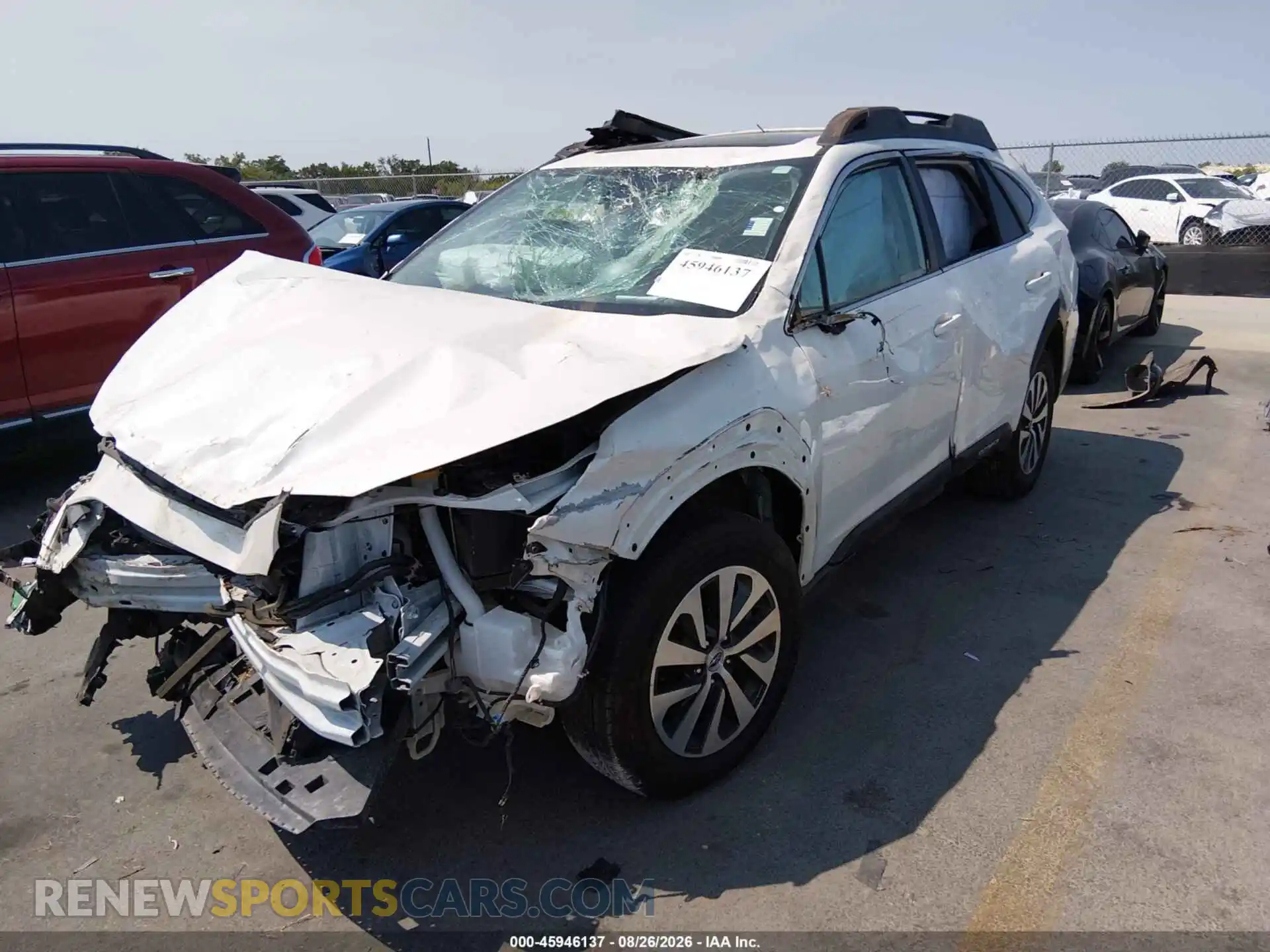 2 Photograph of a damaged car 4S4BTAFC8S3177335 SUBARU OUTBACK 2025