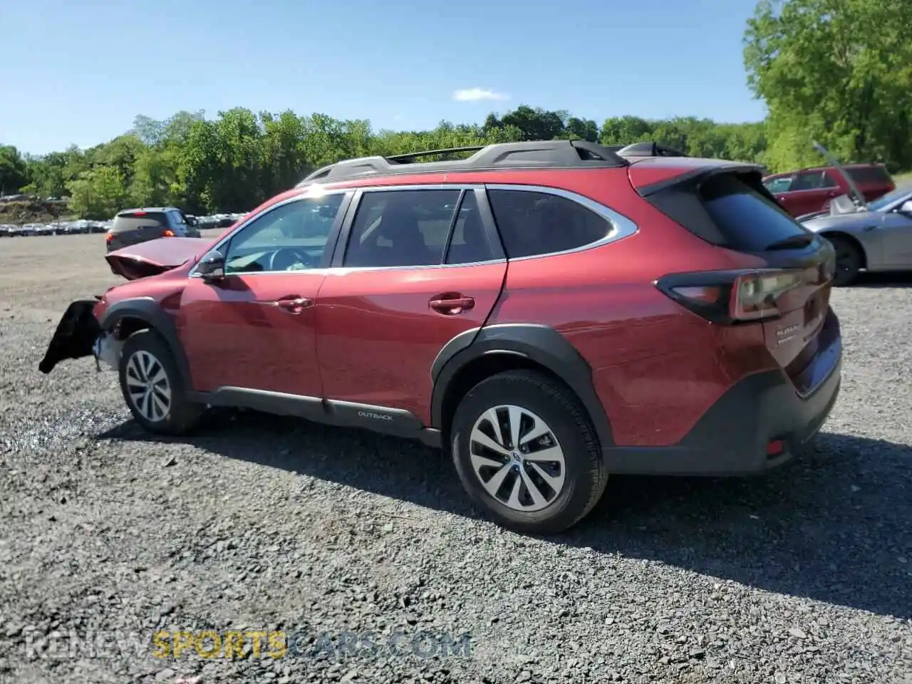 2 Photograph of a damaged car 4S4BTAFC9S3153724 SUBARU OUTBACK 2025