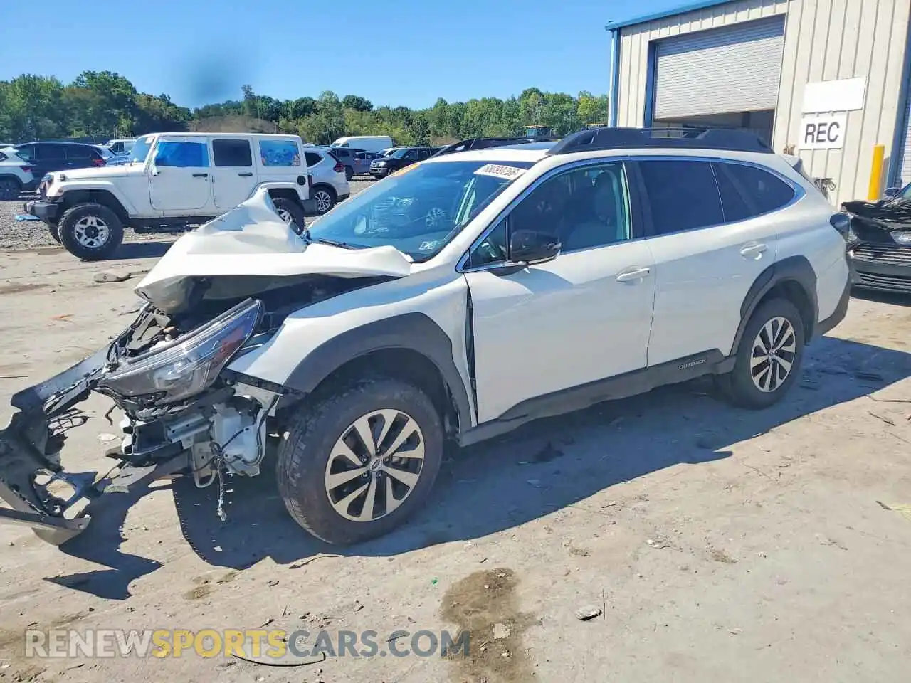 1 Photograph of a damaged car 4S4BTAFC9S3332586 SUBARU OUTBACK 2025