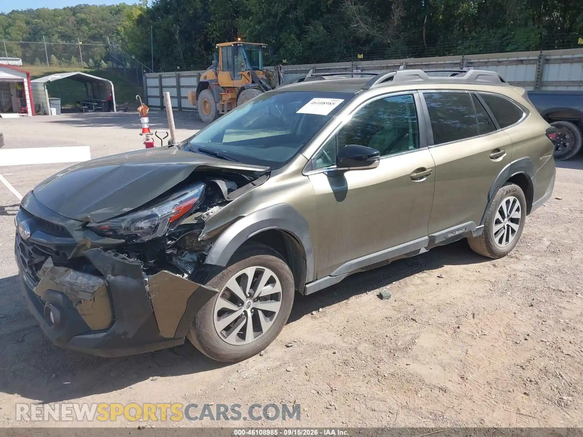 2 Photograph of a damaged car 4S4BTAFCXS3102393 SUBARU OUTBACK 2025