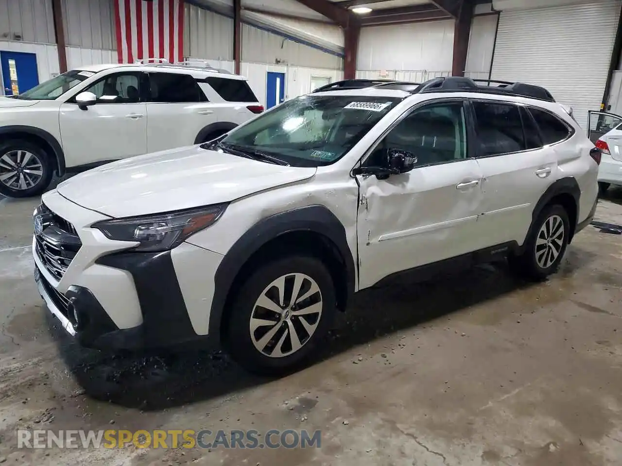 1 Photograph of a damaged car 4S4BTAFCXS3204454 SUBARU OUTBACK 2025
