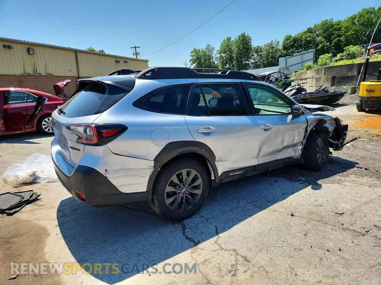 3 fotografías del automóvil dañado 4S4BTALC0S3283718 SUBARU OUTBACK 2025