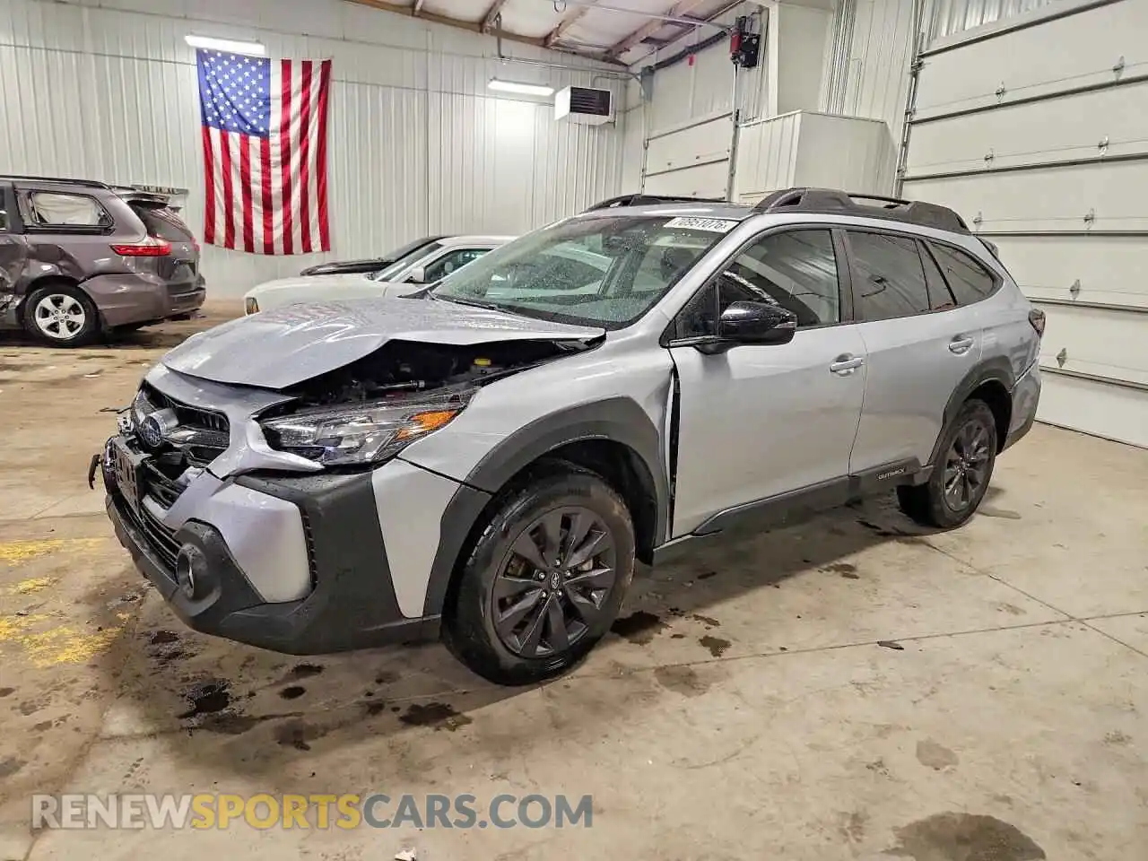 1 Photograph of a damaged car 4S4BTALC2S3333180 SUBARU OUTBACK 2025