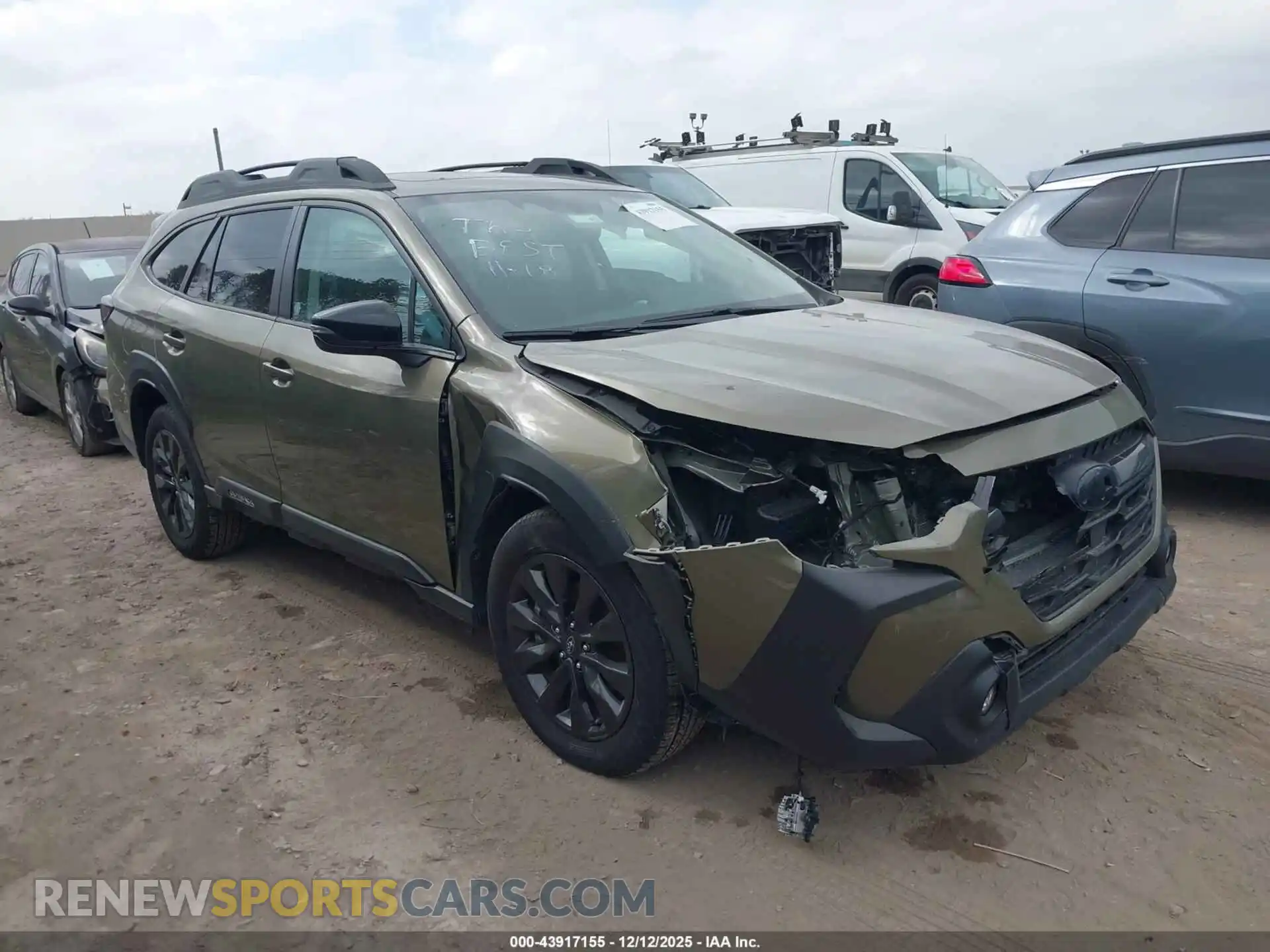 1 Photograph of a damaged car 4S4BTALC4S3177238 SUBARU OUTBACK 2025