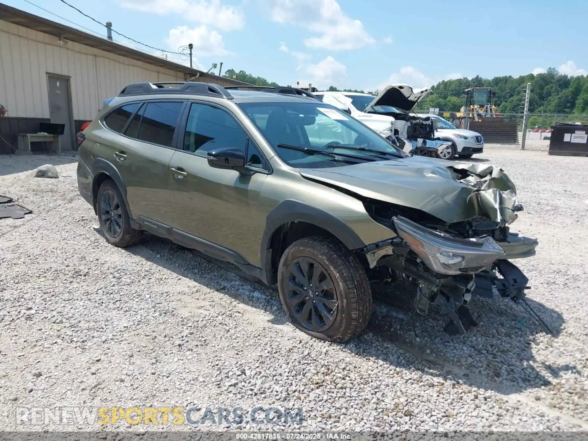 1 Photograph of a damaged car 4S4BTALC5S3192329 SUBARU OUTBACK 2025