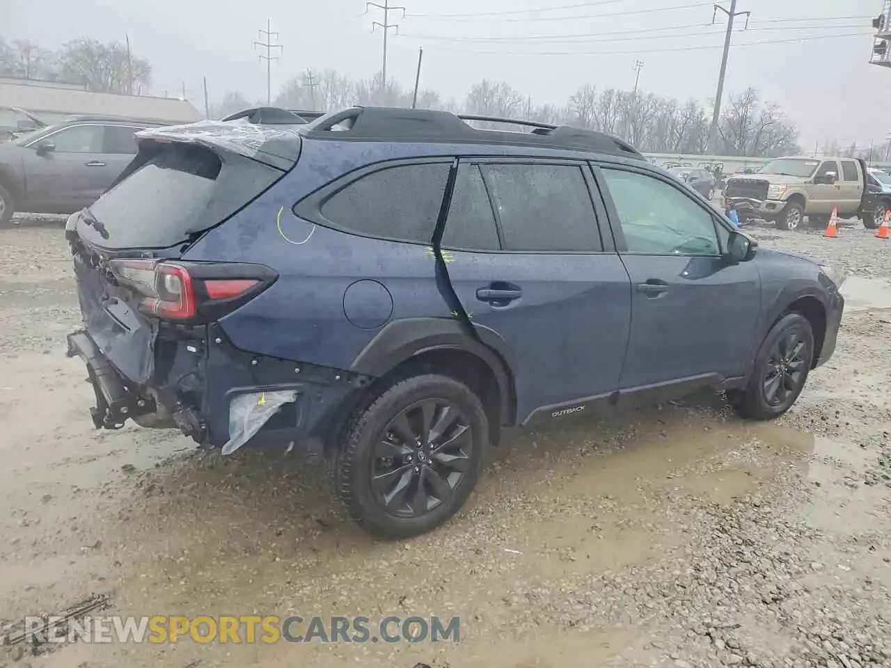3 Photograph of a damaged car 4S4BTALCXS3130456 SUBARU OUTBACK 2025