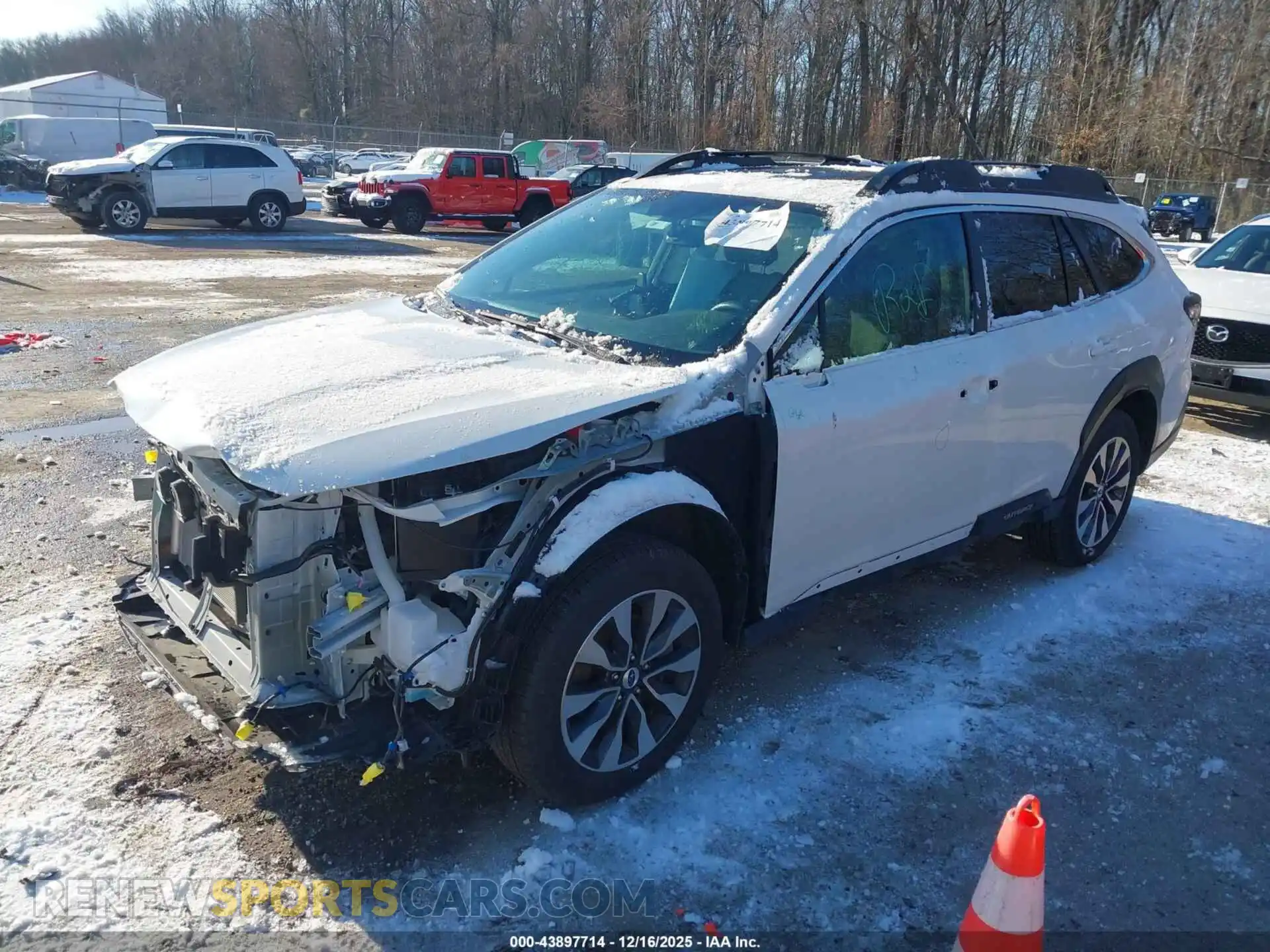 2 Photograph of a damaged car 4S4BTANC2S3134398 SUBARU OUTBACK 2025