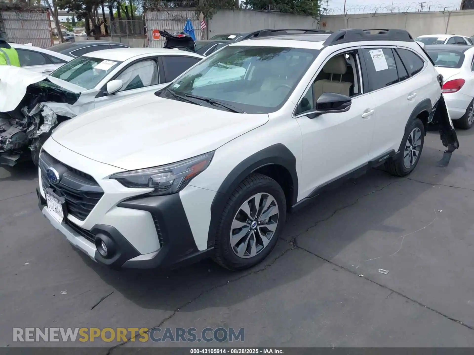 2 Photograph of a damaged car 4S4BTANC3S3229407 SUBARU OUTBACK 2025