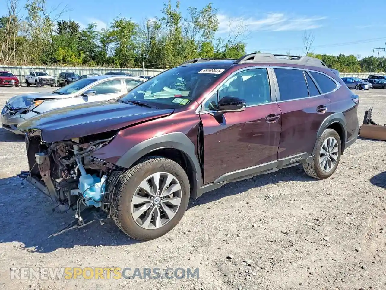1 Photograph of a damaged car 4S4BTANC3S3263203 SUBARU OUTBACK 2025