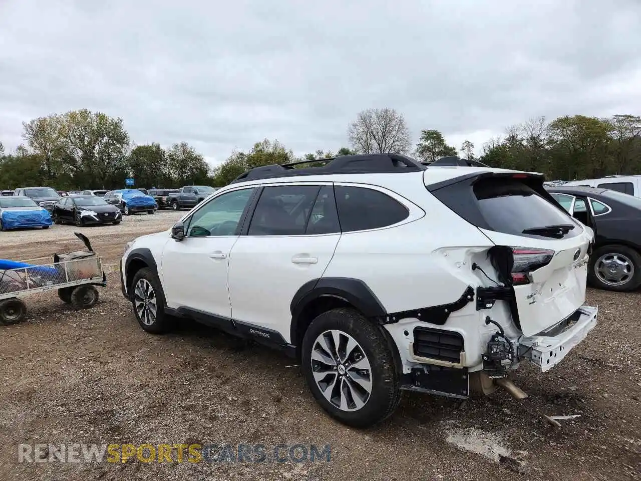 2 Photograph of a damaged car 4S4BTANC3S3292135 SUBARU OUTBACK 2025