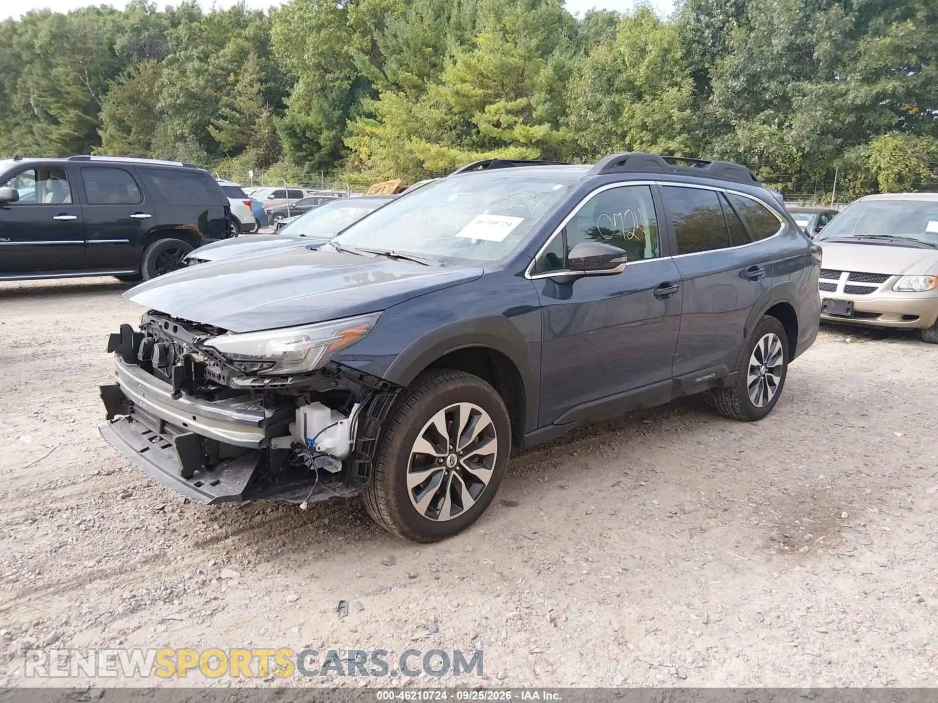 2 Photograph of a damaged car 4S4BTANC4S3192903 SUBARU OUTBACK 2025