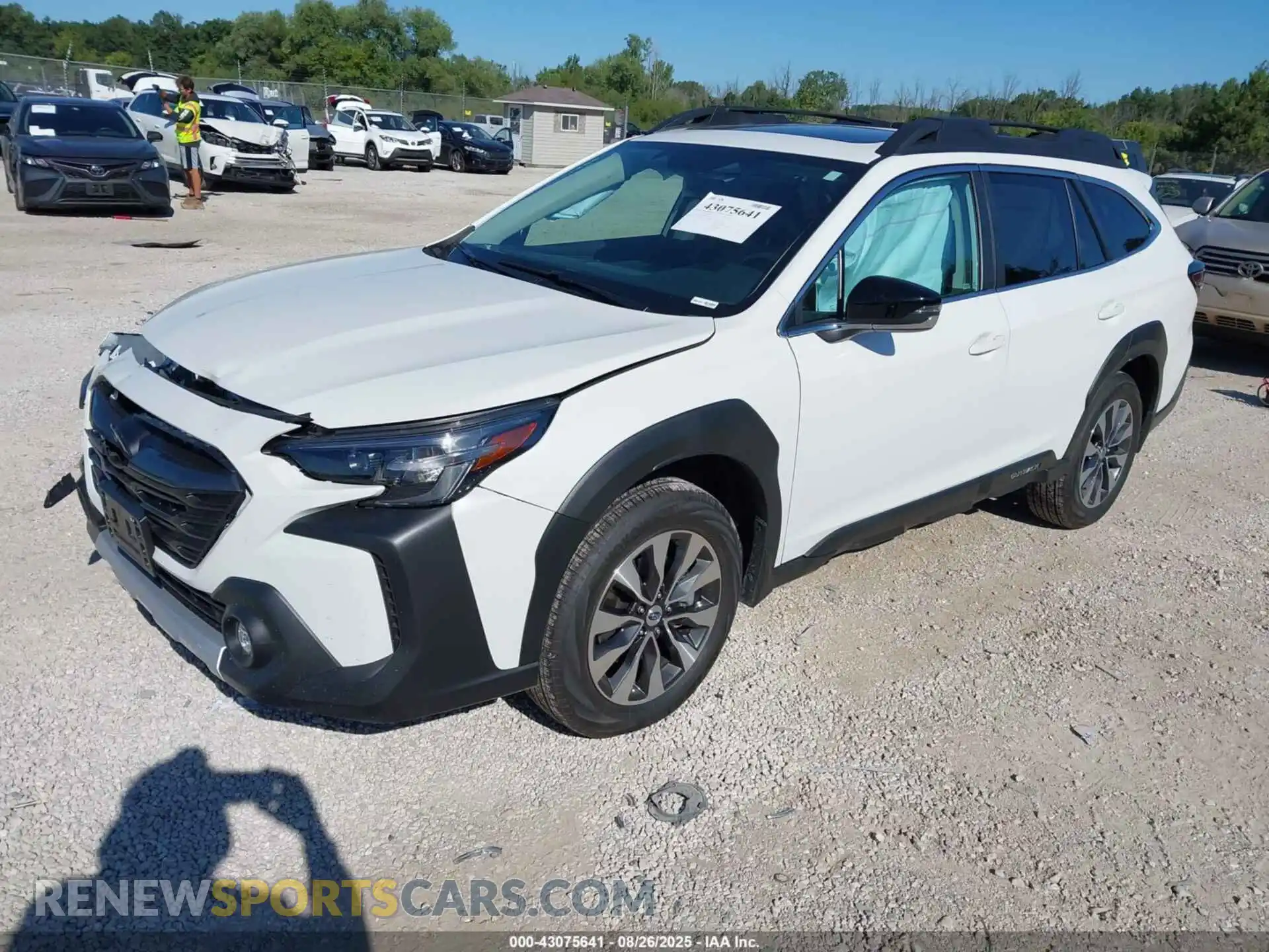 2 Photograph of a damaged car 4S4BTANC4S3252596 SUBARU OUTBACK 2025