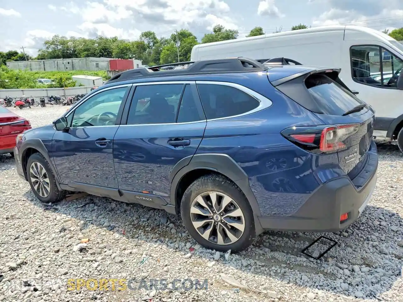 2 Photograph of a damaged car 4S4BTANC5S3282514 SUBARU OUTBACK 2025