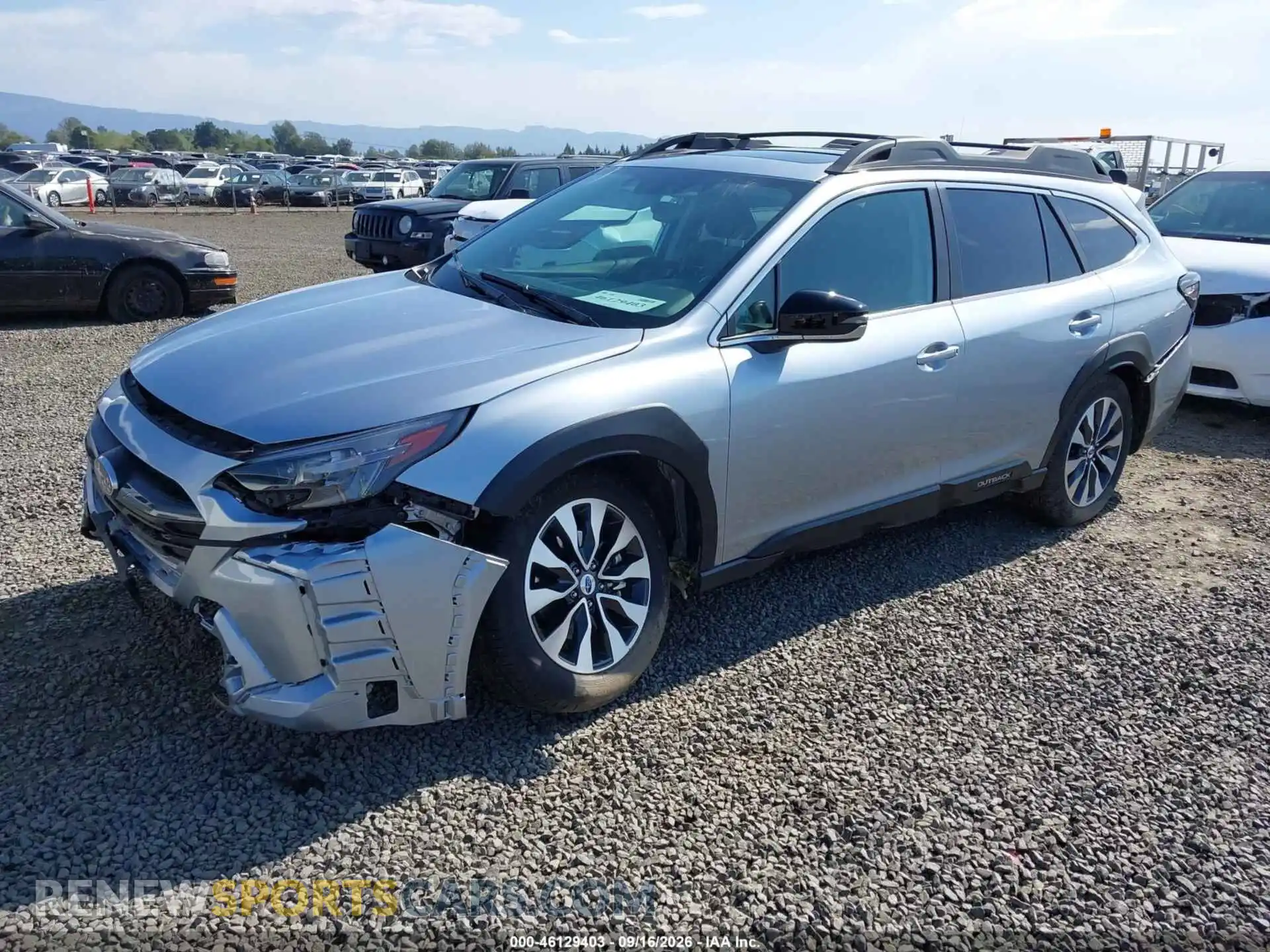 2 Photograph of a damaged car 4S4BTANC7S3100523 SUBARU OUTBACK 2025
