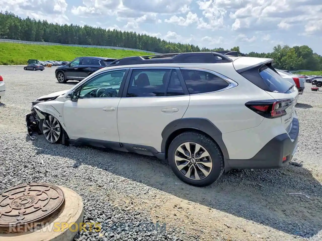 2 Photograph of a damaged car 4S4BTANC7S3224694 SUBARU OUTBACK 2025