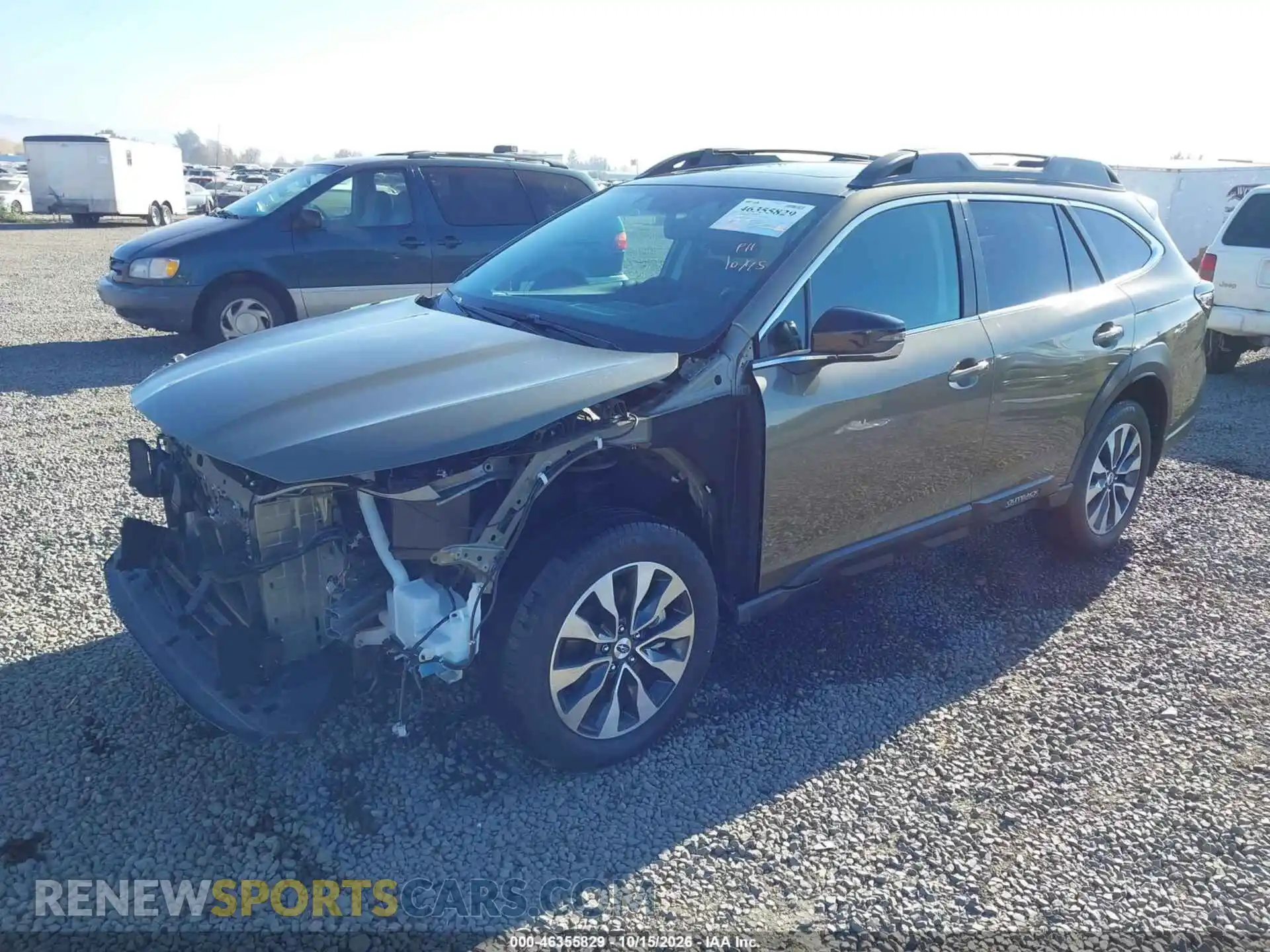 2 Фотография поврежденного автомобиля 4S4BTANC8S3308040 SUBARU OUTBACK 2025