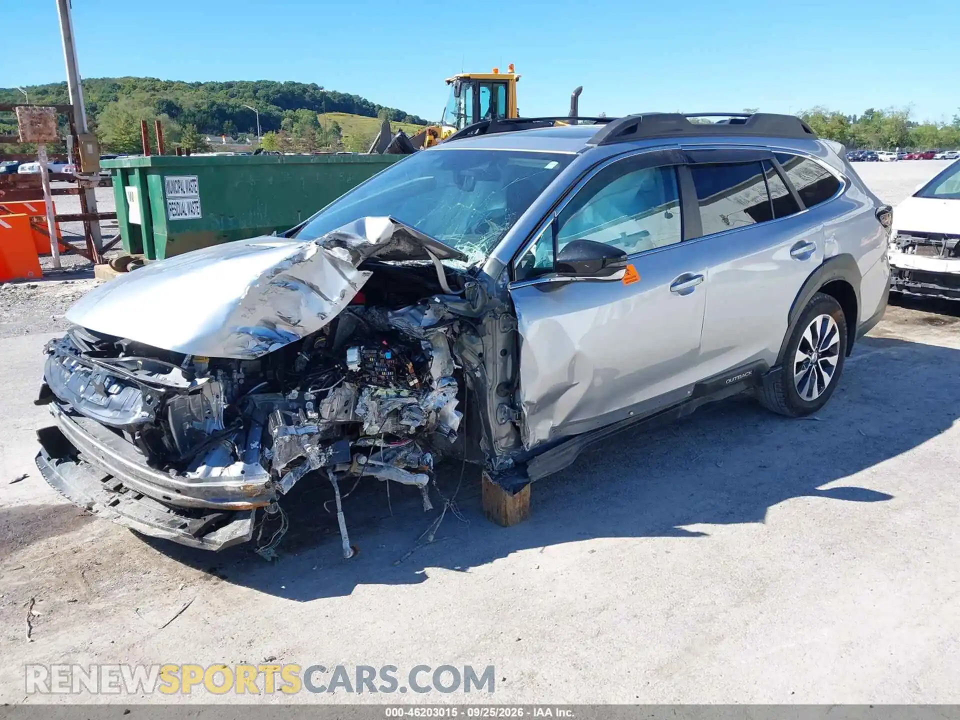 2 fotografías del automóvil dañado 4S4BTANC8S3334430 SUBARU OUTBACK 2025
