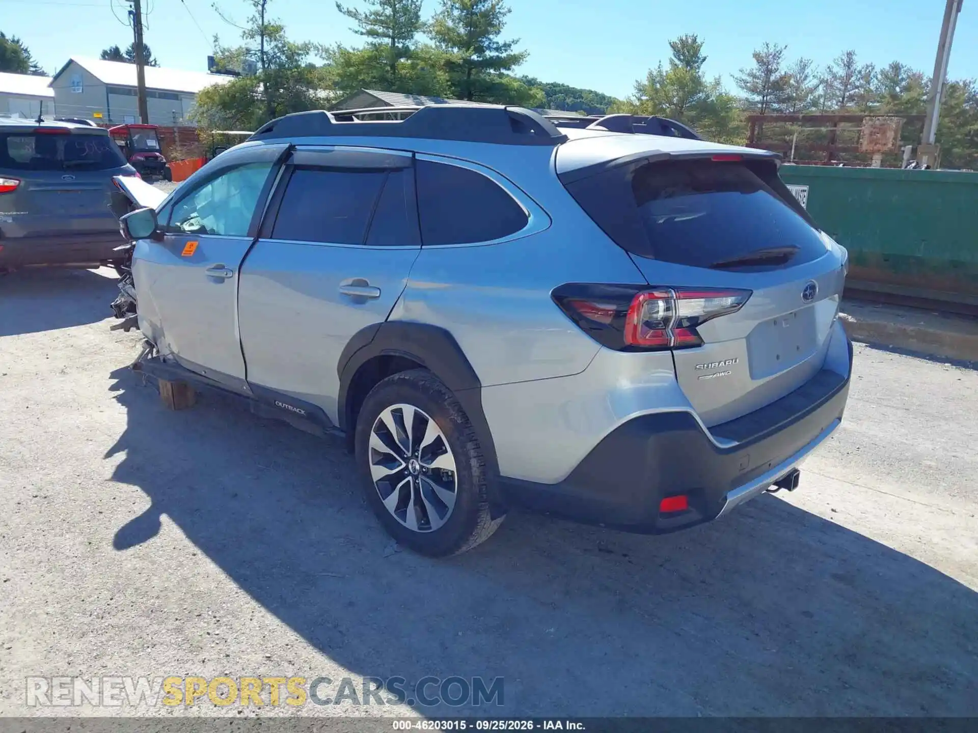 3 fotografías del automóvil dañado 4S4BTANC8S3334430 SUBARU OUTBACK 2025