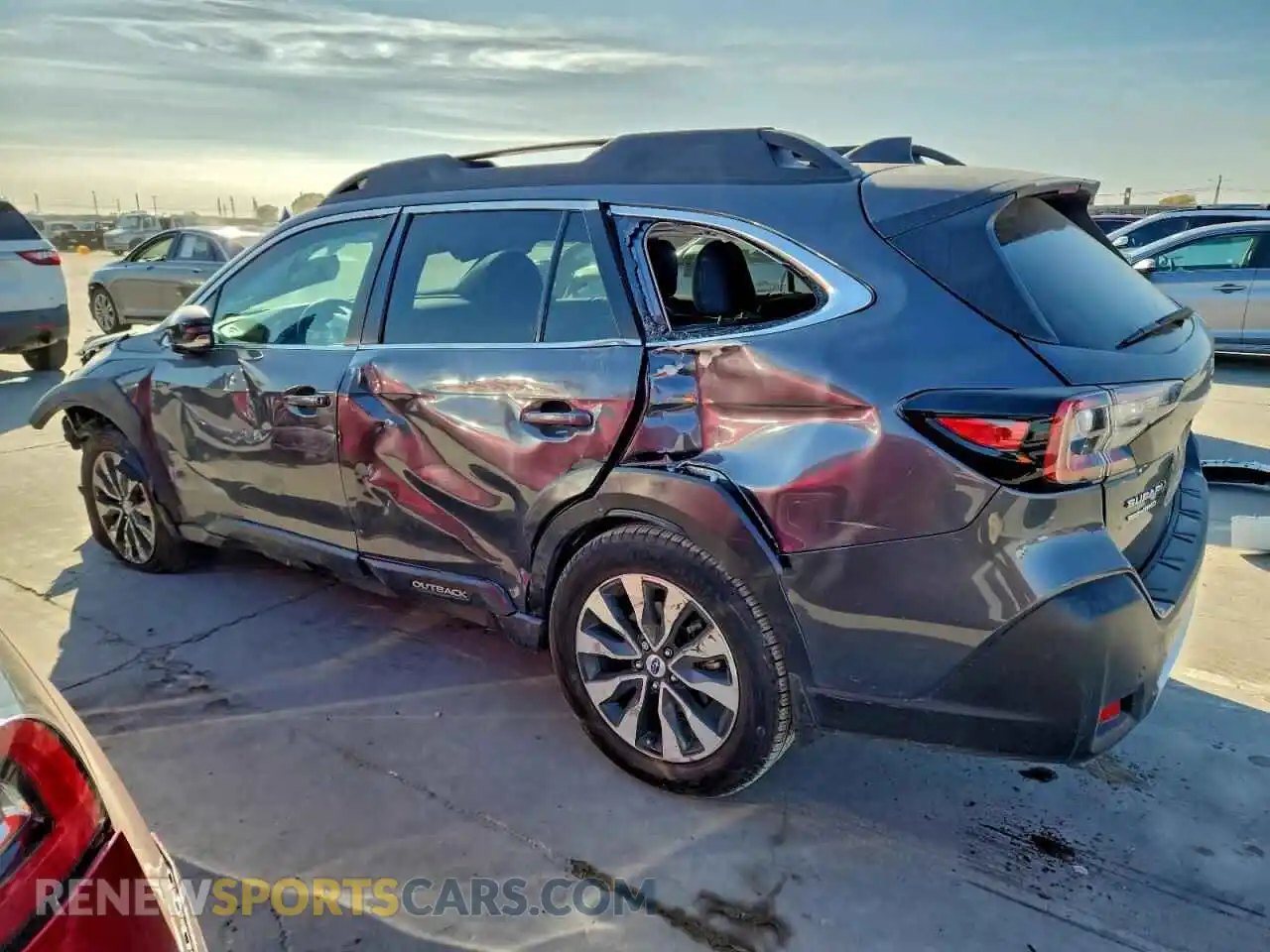 2 Photograph of a damaged car 4S4BTANC9S3135855 SUBARU OUTBACK 2025