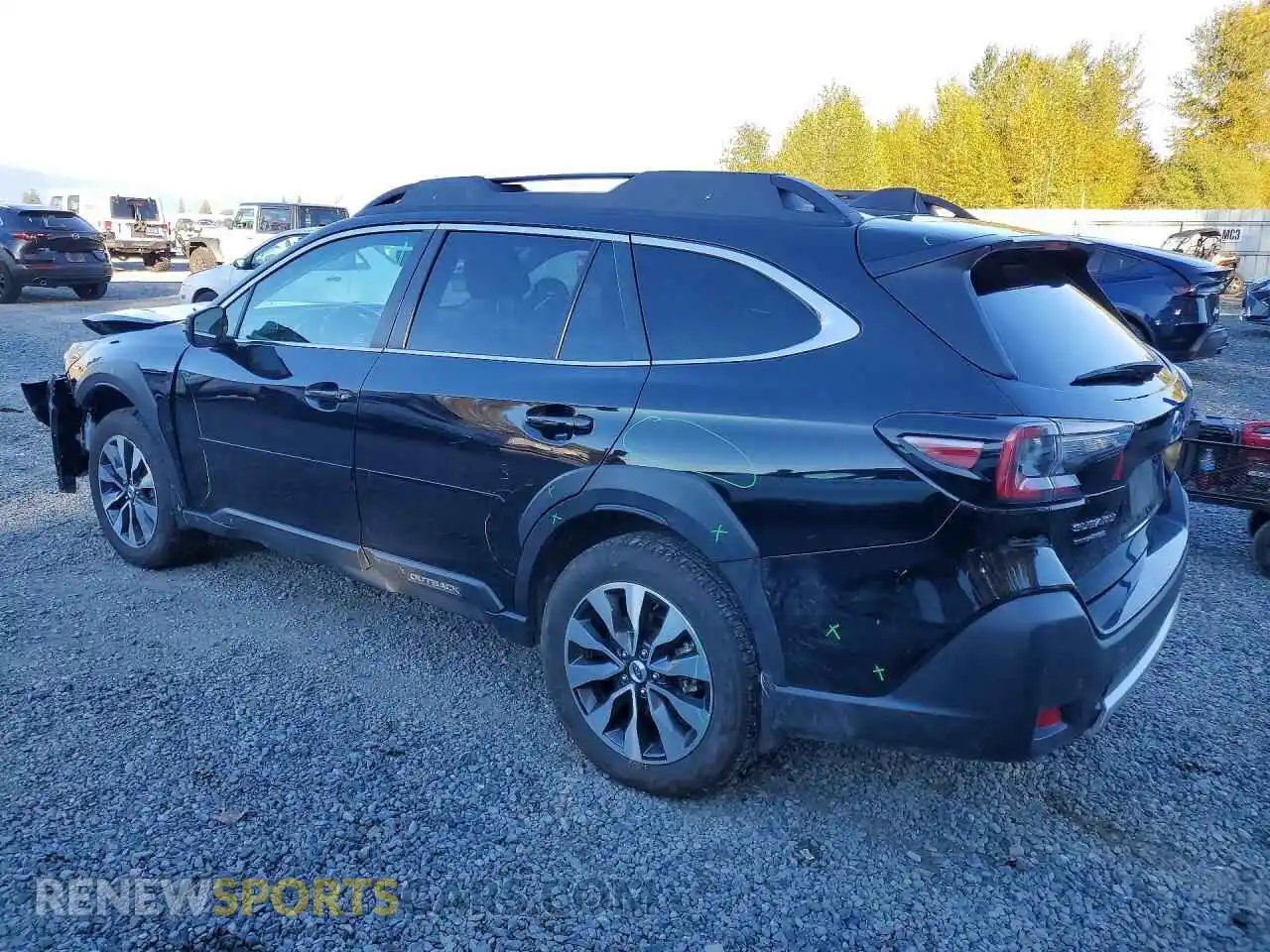 2 Photograph of a damaged car 4S4BTANCXS3131443 SUBARU OUTBACK 2025