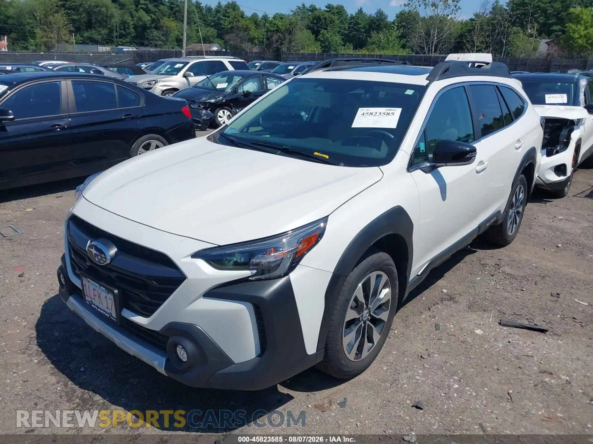 2 fotografías del automóvil dañado 4S4BTANCXS3159419 SUBARU OUTBACK 2025