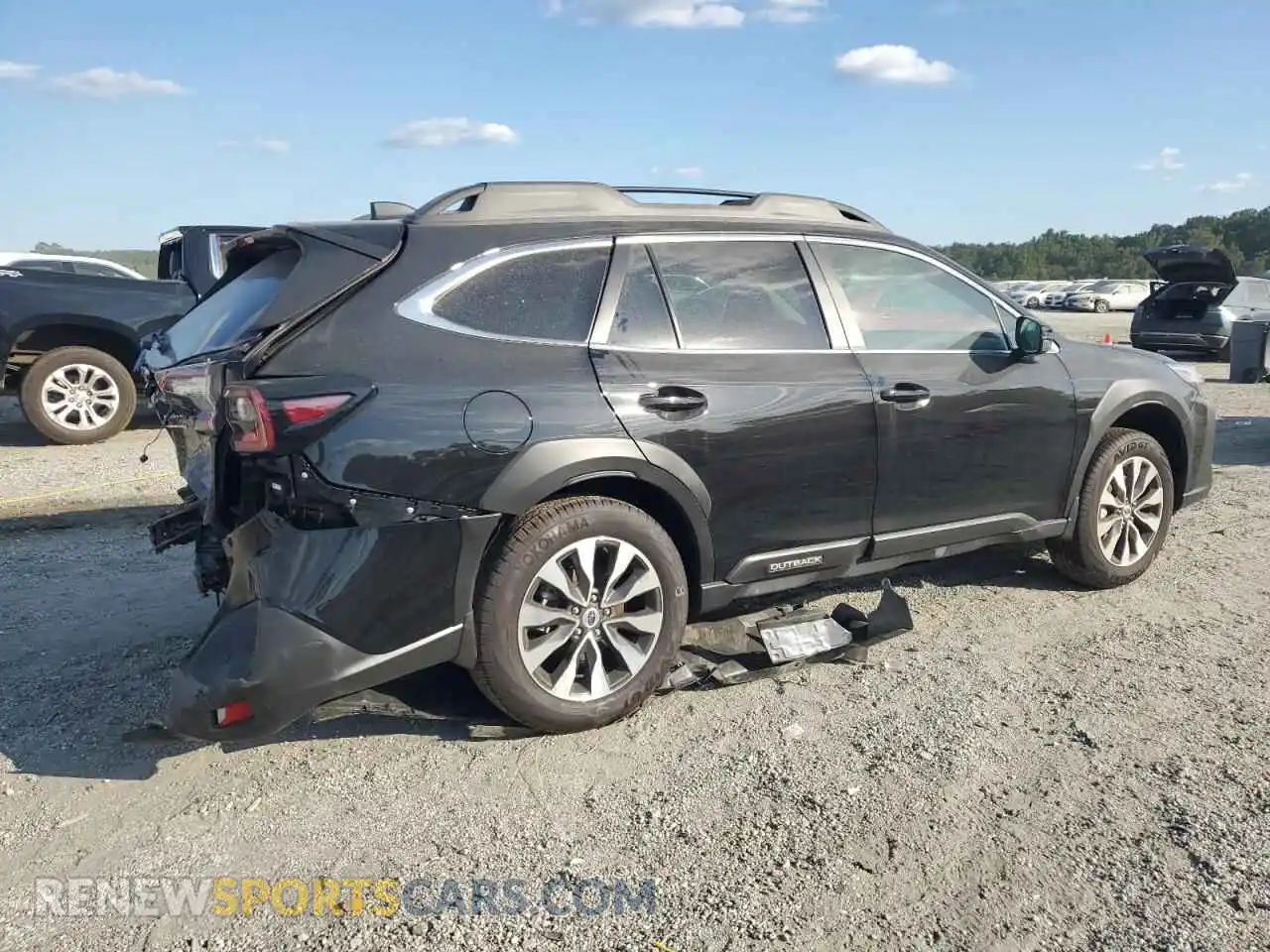 3 Photograph of a damaged car 4S4BTANCXS3244597 SUBARU OUTBACK 2025