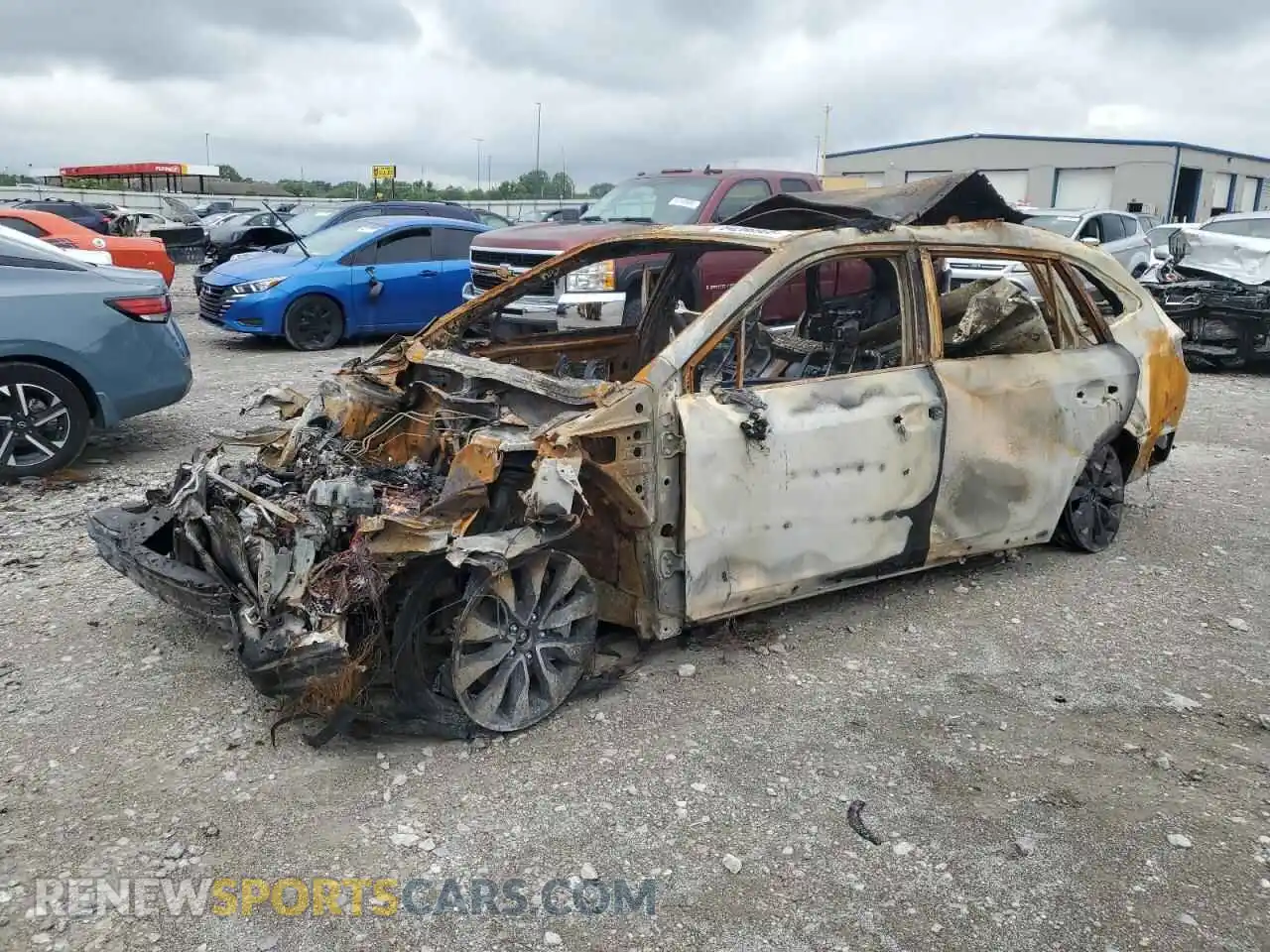 1 Photograph of a damaged car 4S4BTAPC0S3244175 SUBARU OUTBACK 2025