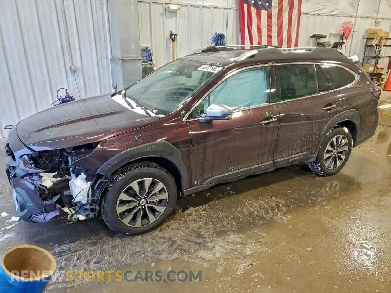1 Photograph of a damaged car 4S4BTAPC5S3119861 SUBARU OUTBACK 2025
