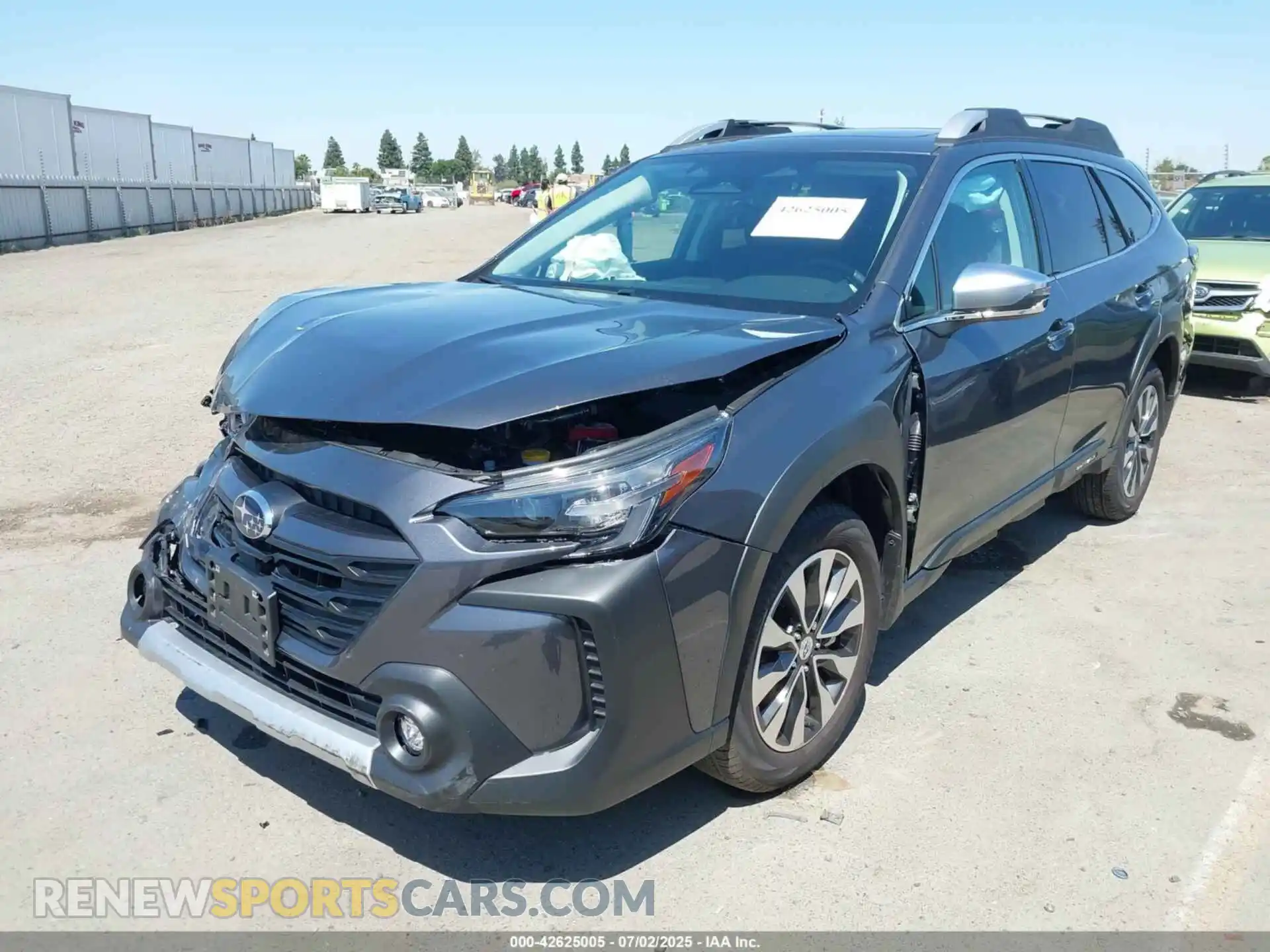 2 fotografías del automóvil dañado 4S4BTAPCXS3146604 SUBARU OUTBACK 2025