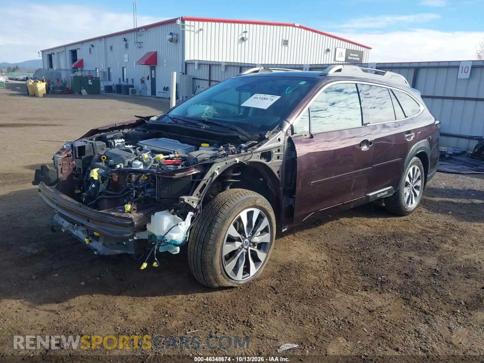 2 fotografías del automóvil dañado 4S4BTGPD4S3205089 SUBARU OUTBACK 2025