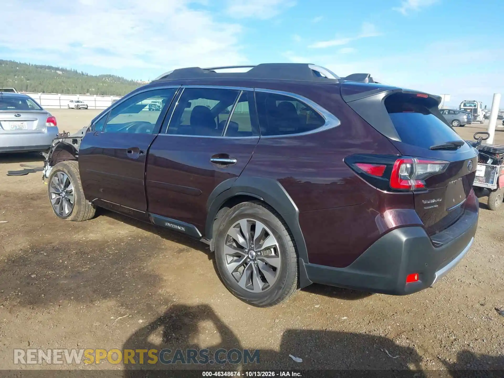 3 fotografías del automóvil dañado 4S4BTGPD4S3205089 SUBARU OUTBACK 2025