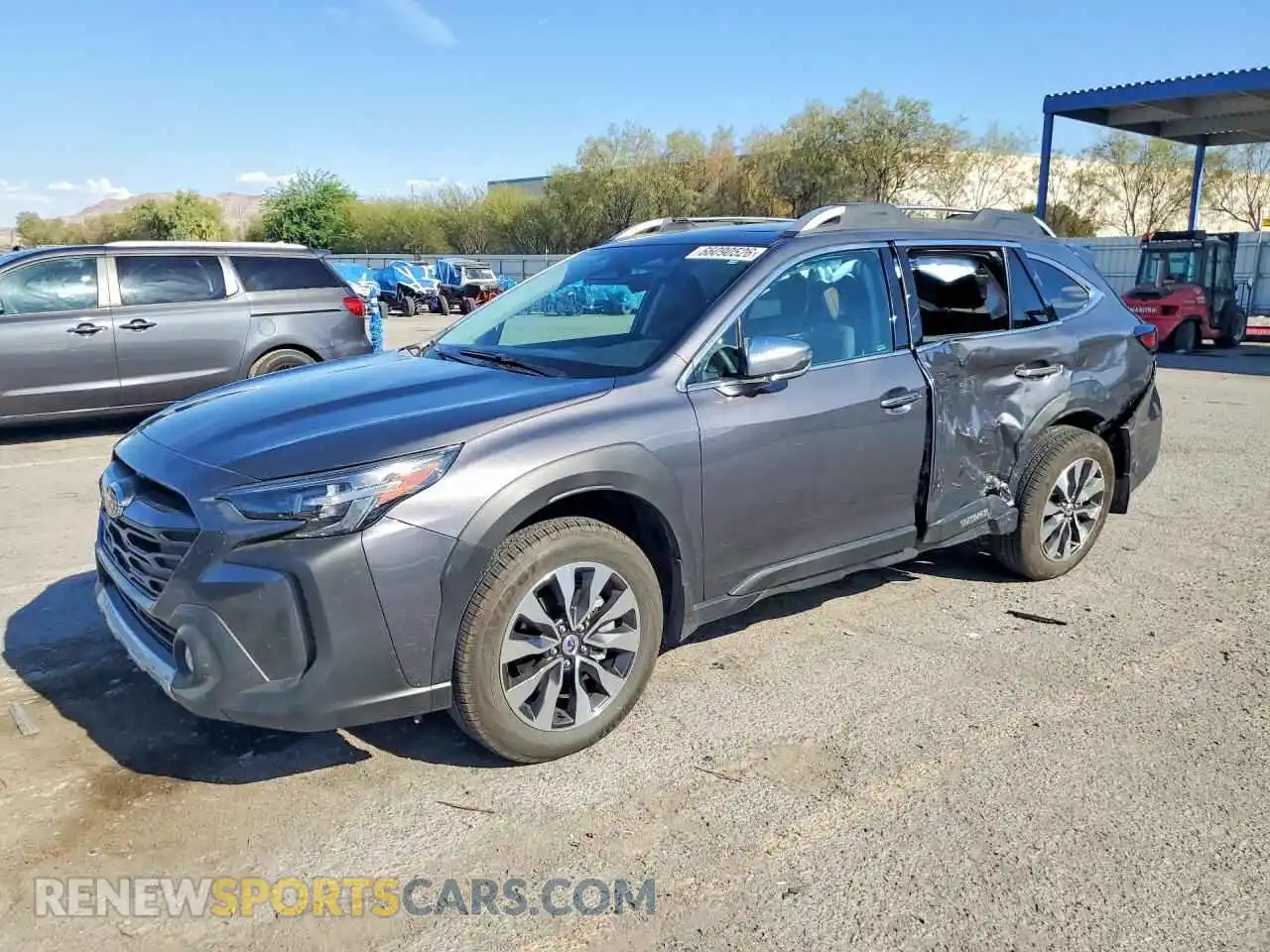 1 Photograph of a damaged car 4S4BTGPD5S3290203 SUBARU OUTBACK 2025