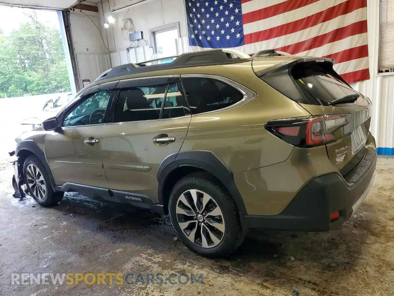 2 fotografías del automóvil dañado 4S4BTGPD6S3181765 SUBARU OUTBACK 2025