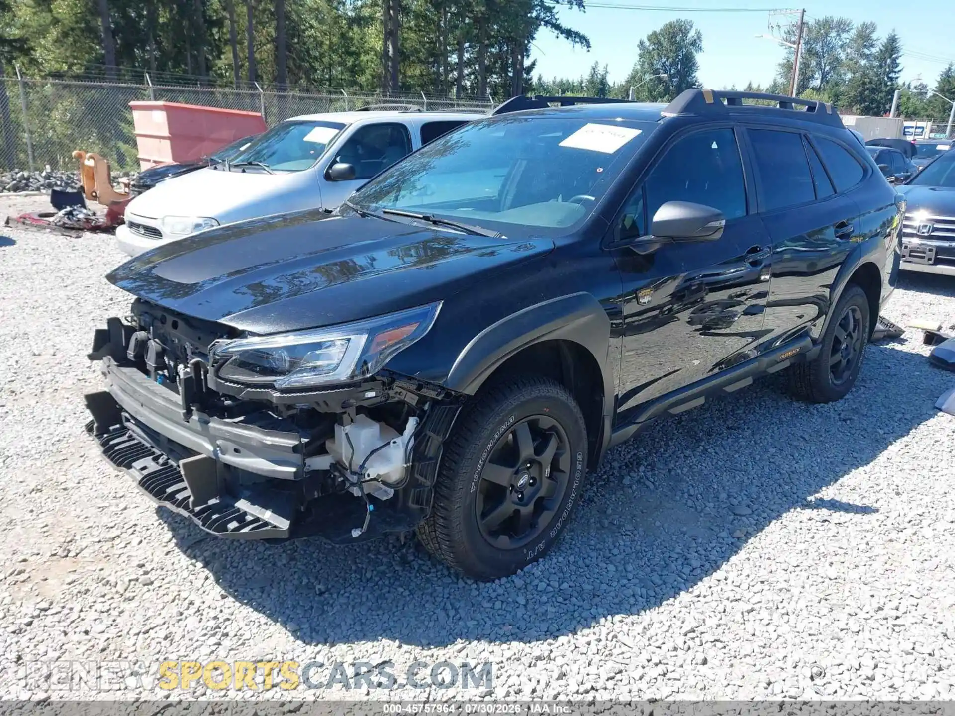 2 fotografías del automóvil dañado 4S4BTGUDXS3304522 SUBARU OUTBACK 2025