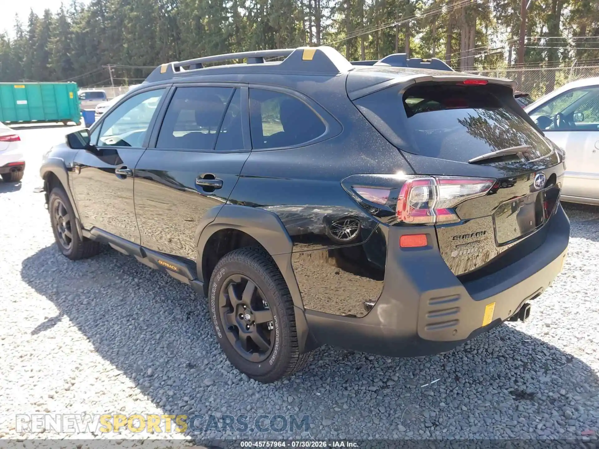 3 fotografías del automóvil dañado 4S4BTGUDXS3304522 SUBARU OUTBACK 2025