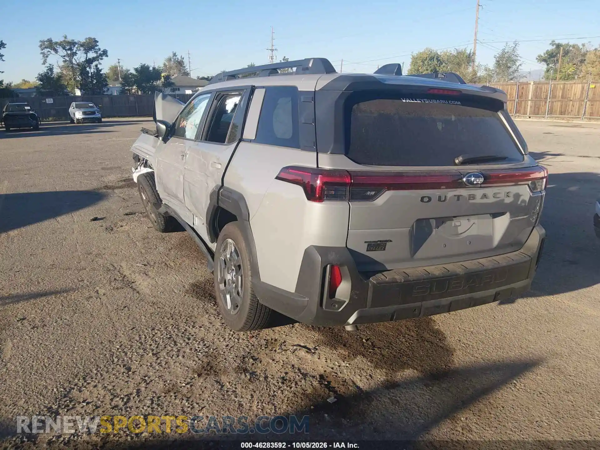 3 fotografías del automóvil dañado JF2BUPAD5TY543164 SUBARU OUTBACK 2026