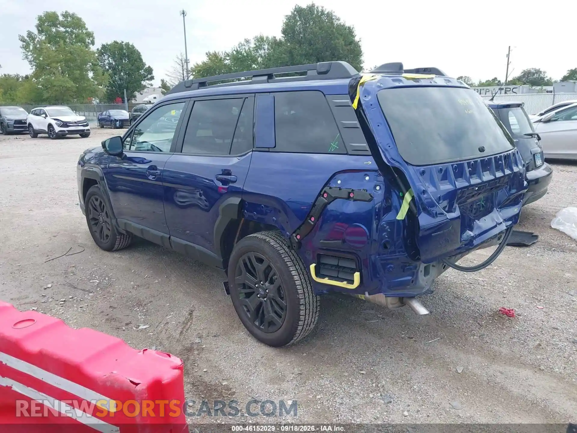 3 fotografías del automóvil dañado JF2BURGD6TY531933 SUBARU OUTBACK 2026
