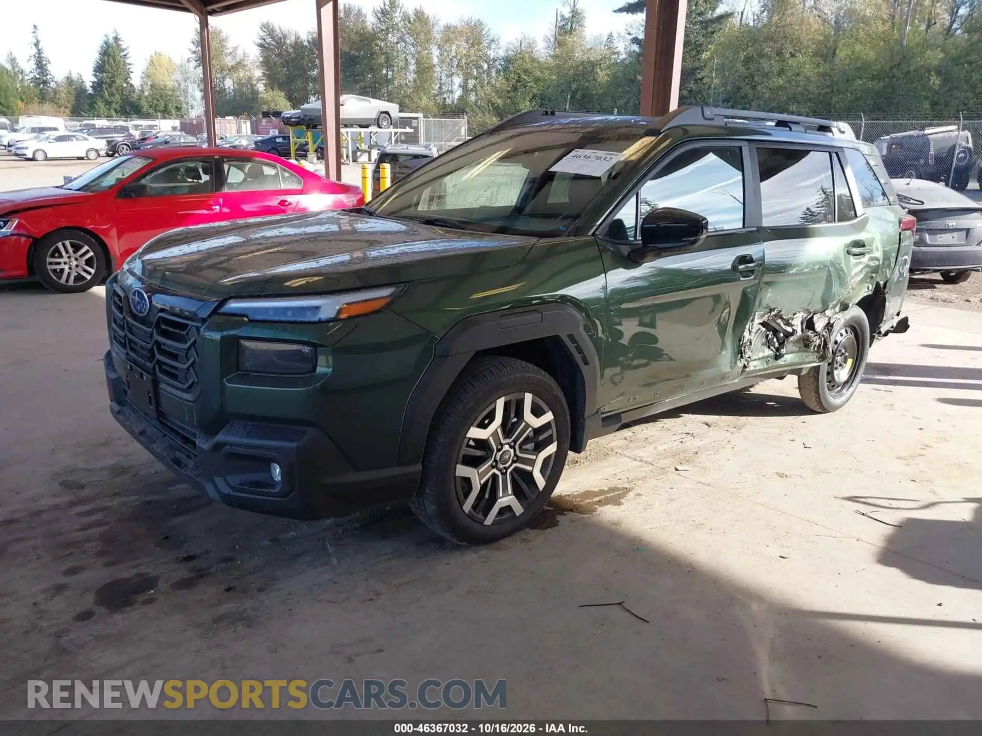2 fotografías del automóvil dañado JF2BURJD0TY500931 SUBARU OUTBACK 2026