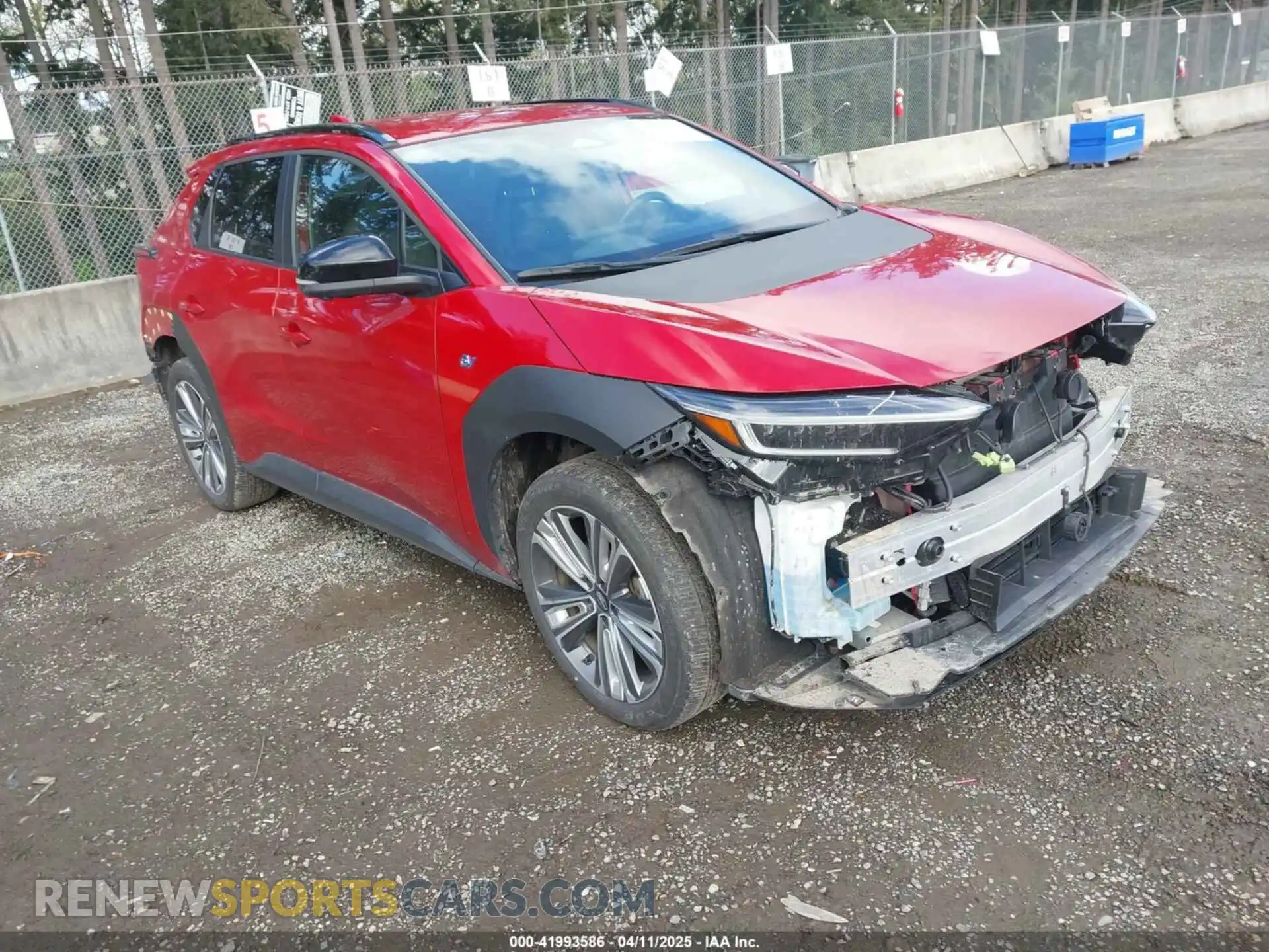 1 Photograph of a damaged car JTMABABA3PA025666 SUBARU SOLTERRA 2023