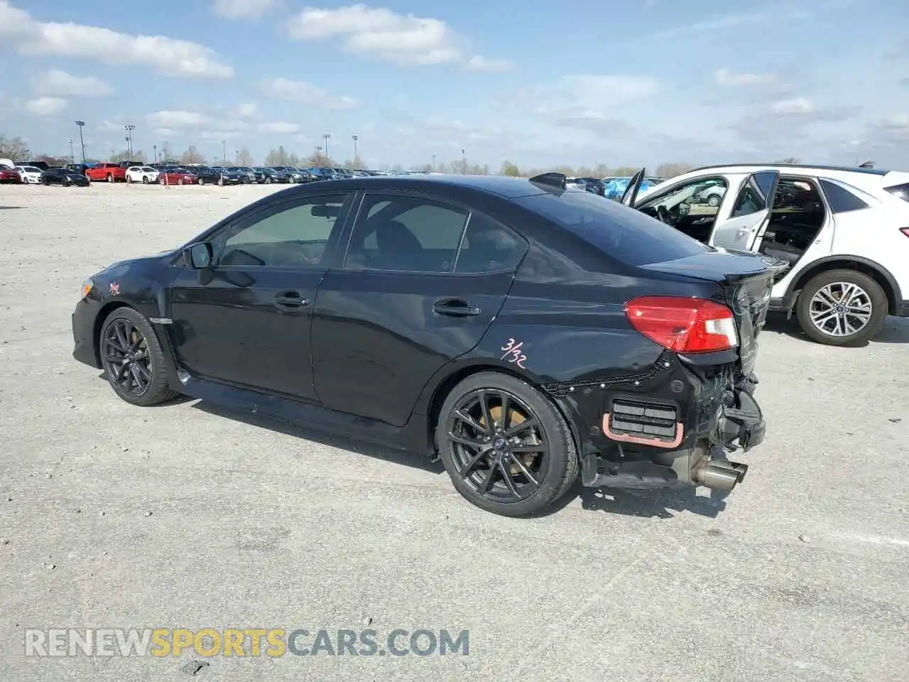 2 fotografías del automóvil dañado JF1VA1F61K8822899 SUBARU WRX 2019