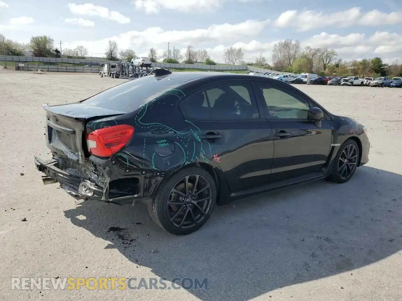 3 fotografías del automóvil dañado JF1VA1F61K8822899 SUBARU WRX 2019