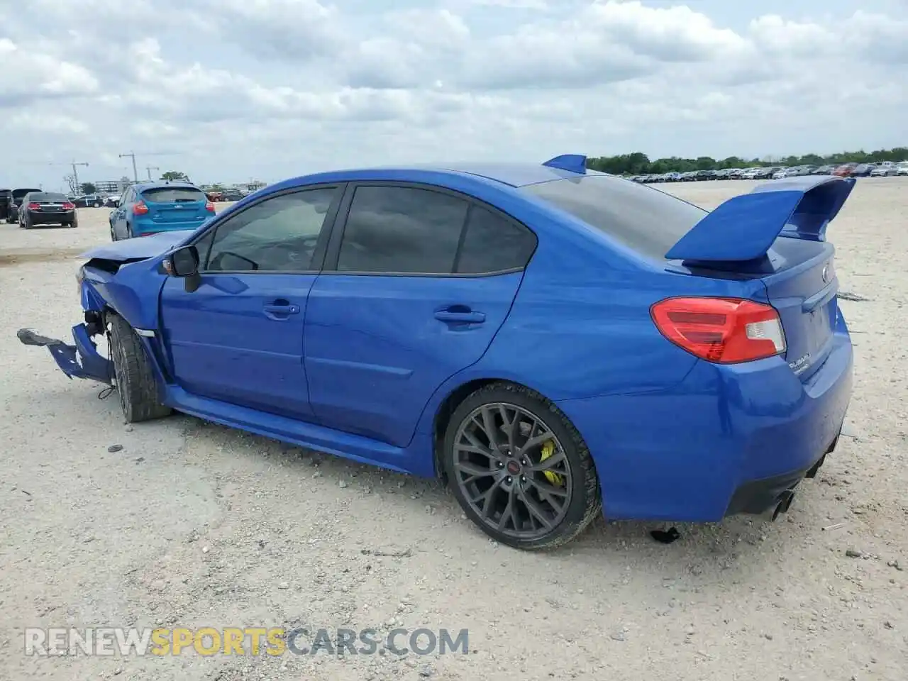2 fotografías del automóvil dañado JF1VA2R65K9825395 SUBARU WRX 2019