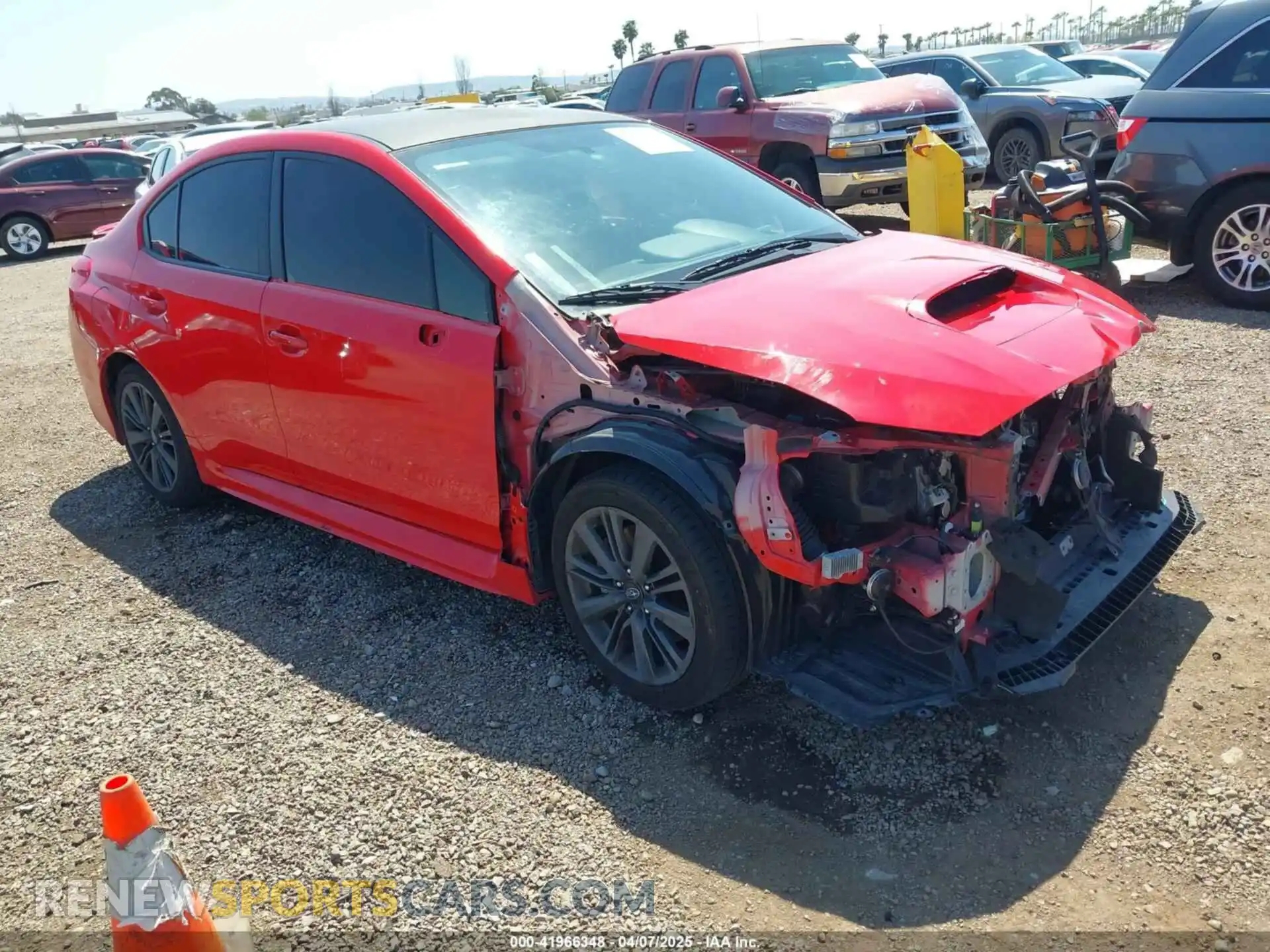 1 Photograph of a damaged car JF1VA1A69M9814585 SUBARU WRX 2021