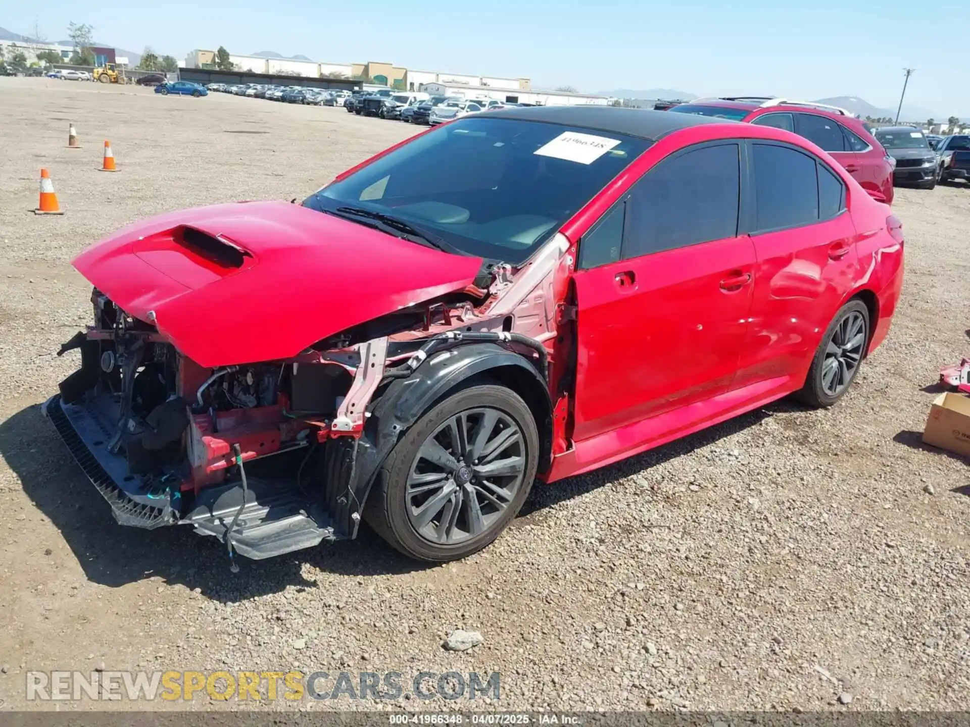 2 Photograph of a damaged car JF1VA1A69M9814585 SUBARU WRX 2021