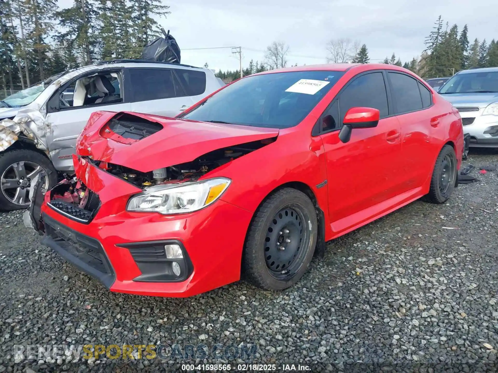 2 Фотография поврежденного автомобиля JF1VA1A69M9818975 SUBARU WRX 2021