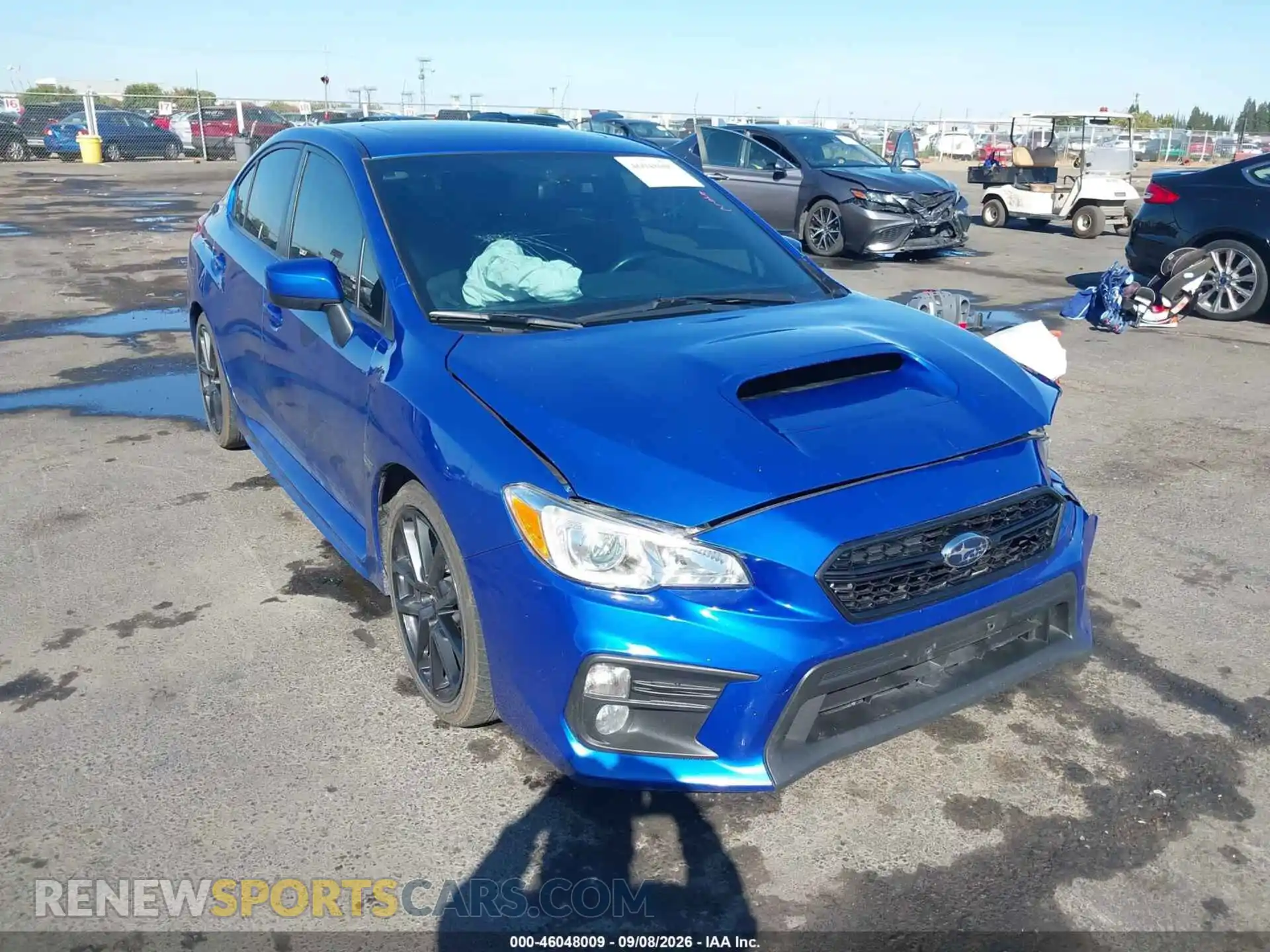 1 Photograph of a damaged car JF1VA1C64M9814474 SUBARU WRX 2021