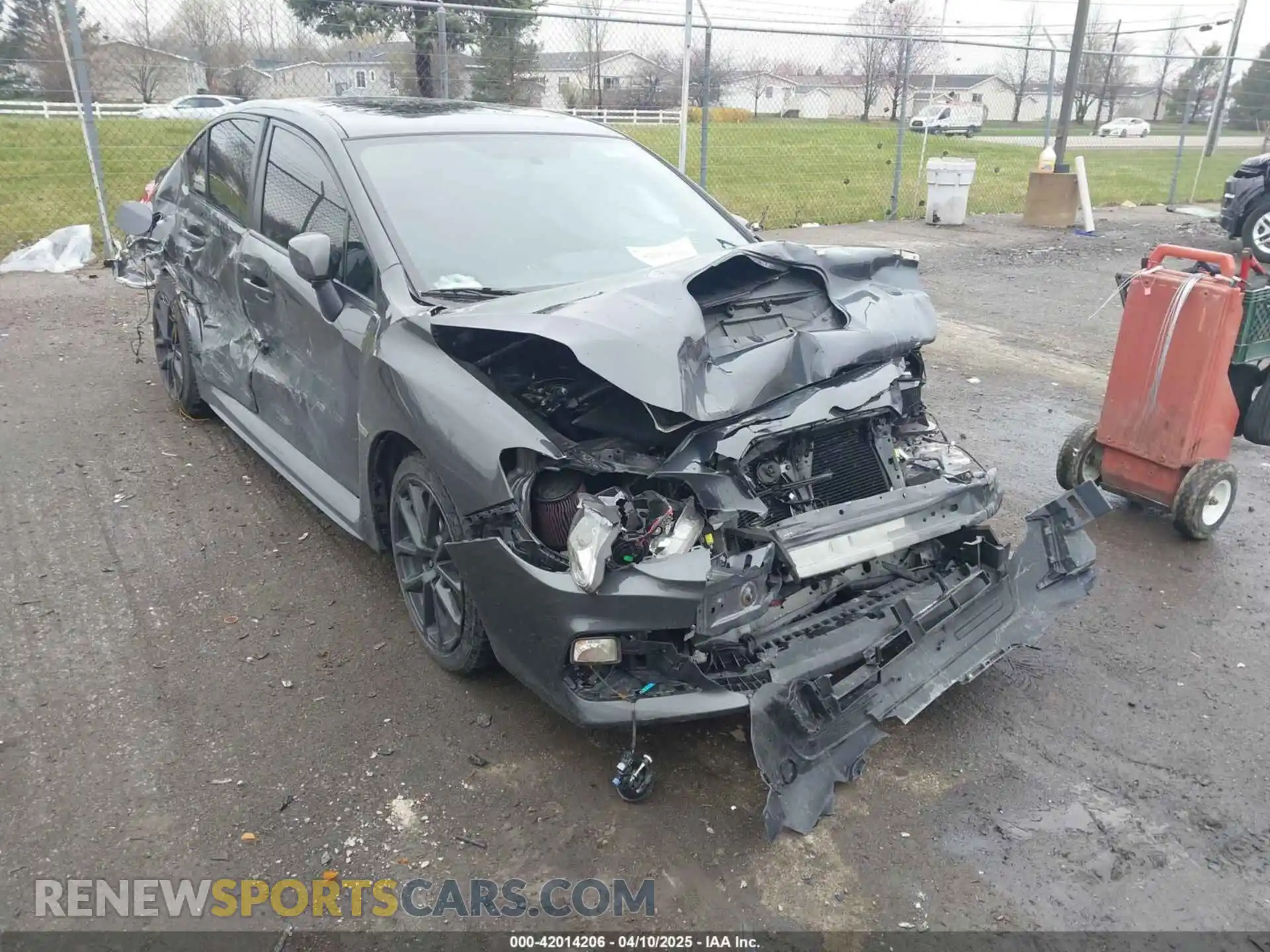 1 Photograph of a damaged car JF1VA1C68M9823551 SUBARU WRX 2021