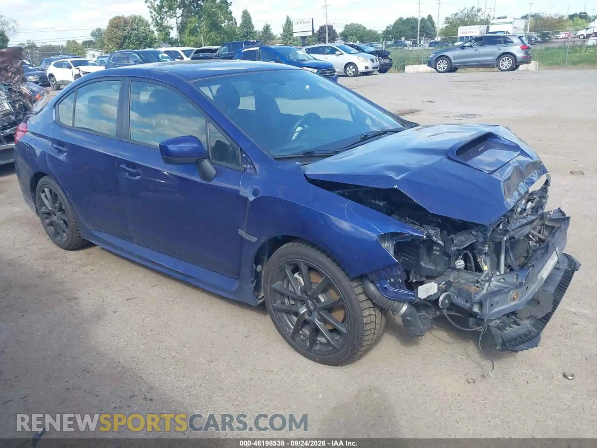 1 Photograph of a damaged car JF1VA1C6XM9806816 SUBARU WRX 2021